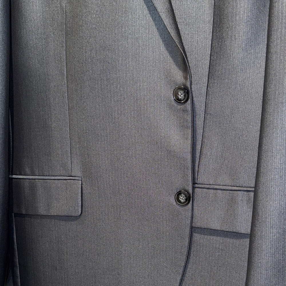 APT 9 Classic Gray Men's Blazer 46R / pants 36x32 - Picture 5 of 12